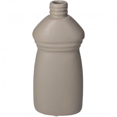 Βάζο ArteLibre Μπουκάλι Μπεζ Κεραμικό 9.2x5.8x20.5cm