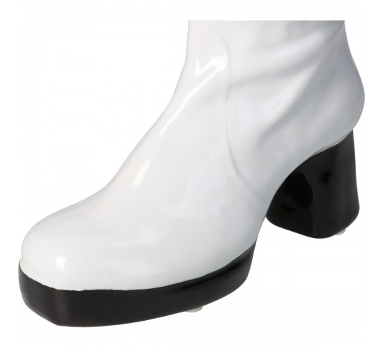 Βάζο ArteLibre Μπότα Λευκό Κεραμικό 18.7x8.3x34.5cm