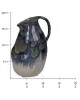 Βάζο Μπλε Κεραμικό 13.5x11.5x19cm Βάζο Μπλε Κεραμικό 13.5x11.5x19cm