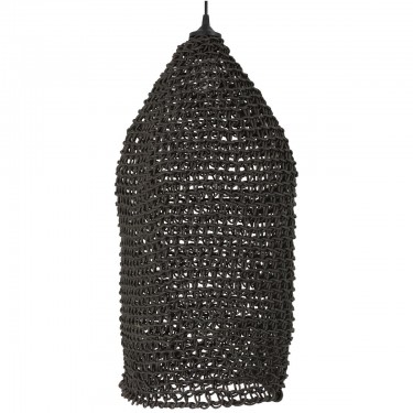 Καπέλο Φωτιστικού ArteLibre Μαύρο Χαρτί 30x30x65cm