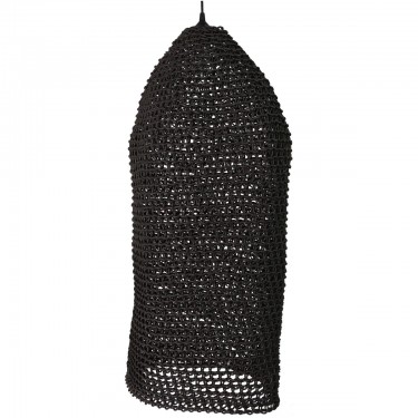 Καπέλο Φωτιστικού ArteLibre Μαύρο Χαρτί 35x35x80cm