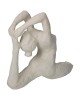 Διακοσμητικό ArteLibre Γυναίκα Κάνει Γιόγκα Ιβουάρ Polyresin 21.5x9.7x18.5cm