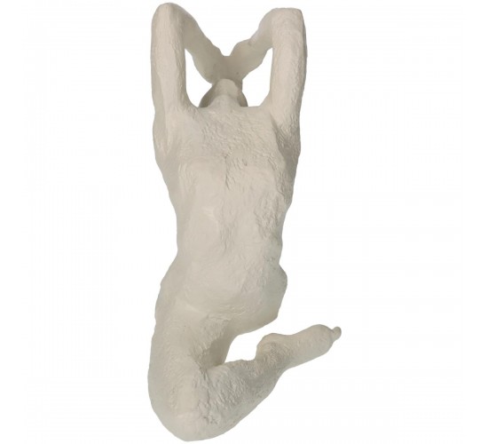 Διακοσμητικό ArteLibre Γυναίκα Κάνει Γιόγκα Ιβουάρ Polyresin 21.5x9.7x18.5cm