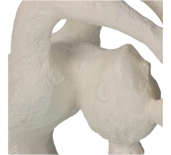 Διακοσμητικό ArteLibre Γυναίκα Κάνει Γιόγκα Ιβουάρ Polyresin 21.5x9.7x18.5cm