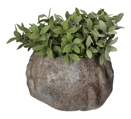 Κασπώ ArteLibre Χέρια Καφέ Τσιμέντο 26x22x17cm