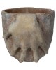 Κασπώ Χέρια Καφέ Τσιμέντο 20.5x15.5x14.5cm Κασπώ Χέρια Καφέ Τσιμέντο 20.5x15.5x14.5cm