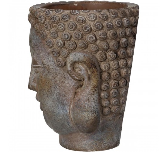 Κασπώ ArteLibre Βούδας Καφέ Τσιμέντο 15x13.5x16.5cm