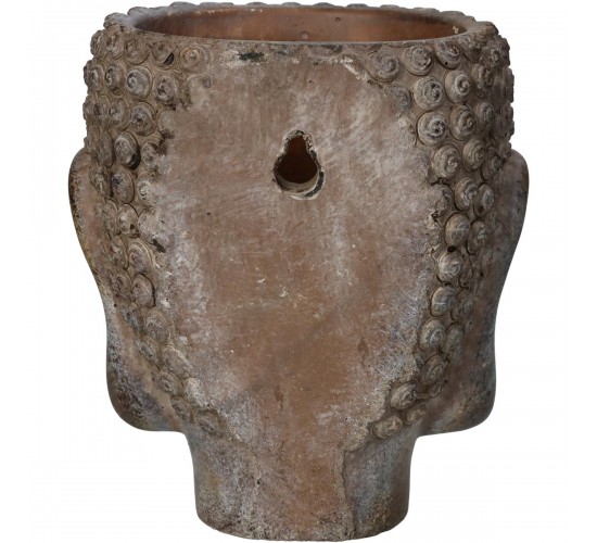 Κασπώ ArteLibre Βούδας Καφέ Τσιμέντο 15x13.5x16.5cm