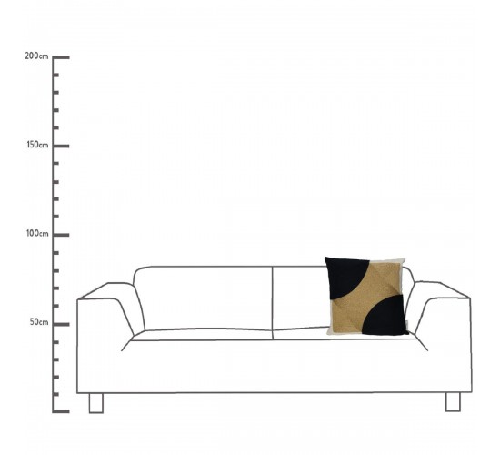 Μαξιλάρι ArteLibre Μπεζ Βαμβακερό 45x45cm