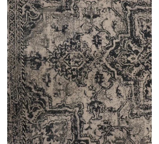 Χαλί Vintage Γκρι Βαμβακερό 120x180cm Χαλί Vintage Γκρι Βαμβακερό 120x180cm
