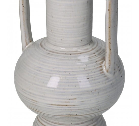 Βάζο Μπεζ Κεραμικό 10.9x10.9x17.9cm Βάζο Μπεζ Κεραμικό 10.9x10.9x17.9cm
