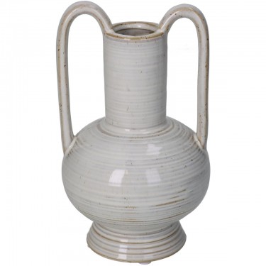 Βάζο ArteLibre Μπεζ Κεραμικό 10.9x10.9x17.9cm