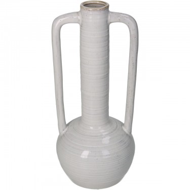 Βάζο ArteLibre Μπεζ Κεραμικό 12.2x12.2x27.5cm