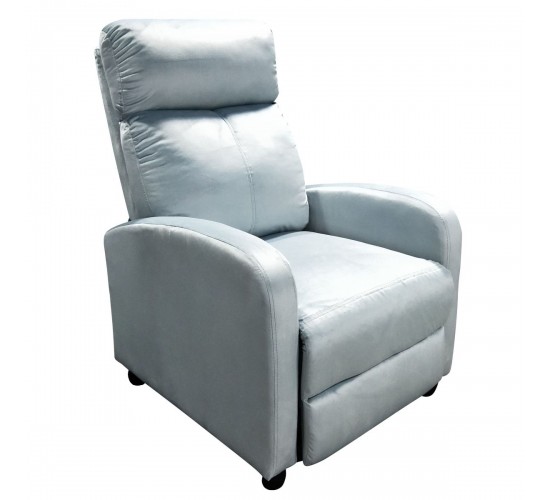 Πολυθρόνα ArteLibre Relax DIANELLA Ανοιχτό Γκρι Βελούδο 77x90x99cm Πολυθρόνα ArteLibre Relax DIANELLA Ανοιχτό Γκρι Βελούδο 77x90x99cm