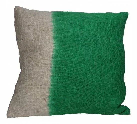 Μαξιλάρι Dip Dye Πράσινο Βαμβακερό 45x45cm Μαξιλάρι Dip Dye Πράσινο Βαμβακερό 45x45cm