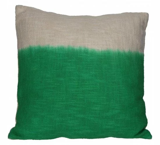 Μαξιλάρι Dip Dye Πράσινο Βαμβακερό 45x45cm Μαξιλάρι Dip Dye Πράσινο Βαμβακερό 45x45cm