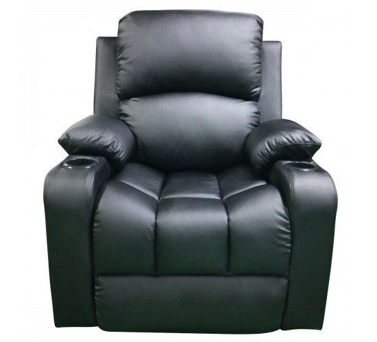 Πολυθρόνα ArteLibre Relax BELLADONA Μαύρο PU 91x102x112cm Πολυθρόνα ArteLibre Relax BELLADONA Μαύρο PU 91x102x112cm