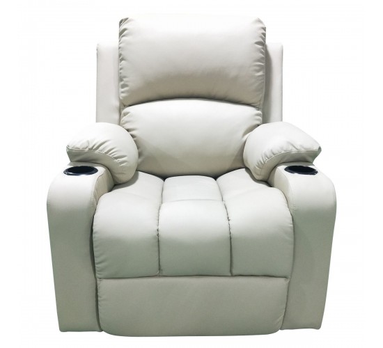 Πολυθρόνα ArteLibre Relax BELLADONA Κρεμ PU 91x102x112cm Πολυθρόνα ArteLibre Relax BELLADONA Κρεμ PU 91x102x112cm