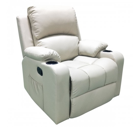 Πολυθρόνα ArteLibre Relax BELLADONA Κρεμ PU 91x102x112cm Πολυθρόνα ArteLibre Relax BELLADONA Κρεμ PU 91x102x112cm