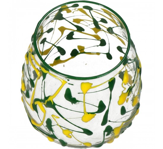 Κηροπήγιο ArteLibre Πολύχρωμο Γυαλί 11x11x11cm