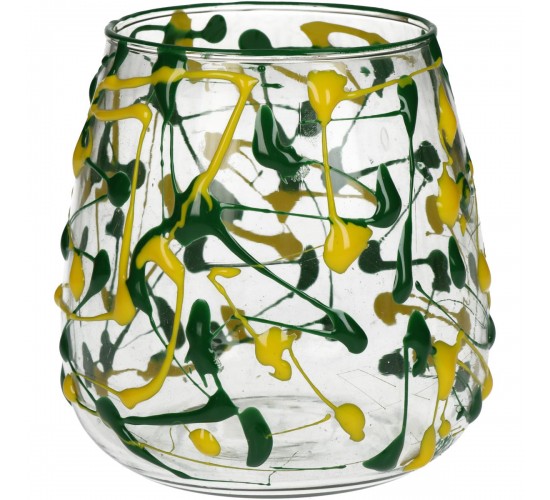 Κηροπήγιο ArteLibre Πολύχρωμο Γυαλί 11x11x11cm