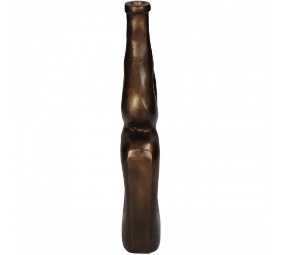 Βάζο ArteLibre Μπρονζέ Αλουμίνιο 11x5x29cm