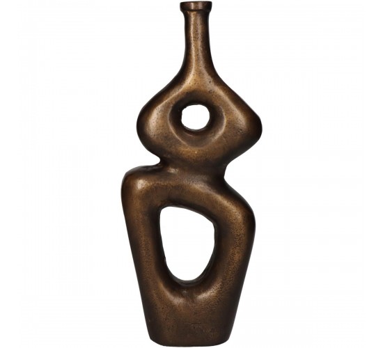 Βάζο ArteLibre Μπρονζέ Αλουμίνιο 11x5x29cm