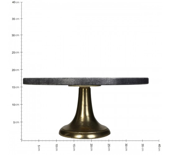 Τουρτιέρα ArteLibre Μαύρο Μάρμαρο 36.7x36.7x15.2cm