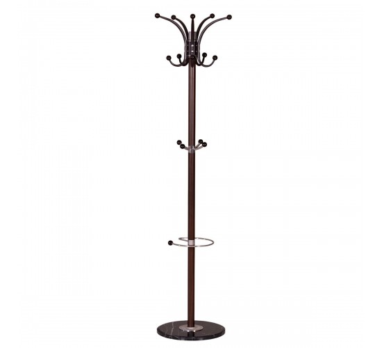 Καλόγερος ArteLibre SULMONA Καφέ Μέταλλο 37x37x171cm Καλόγερος ArteLibre SULMONA Καφέ Μέταλλο 37x37x171cm