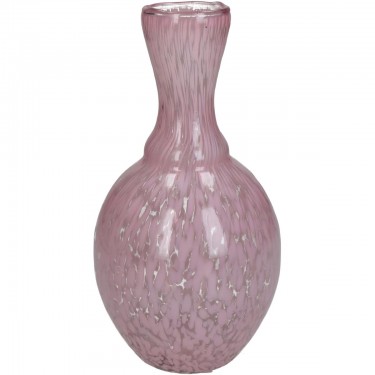 Βάζο ArteLibre Ροζ Γυαλί 12x12x23cm