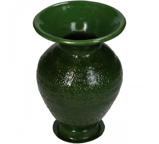 Βάζο ArteLibre Πράσινο Αλουμίνιο 11x11x16cm