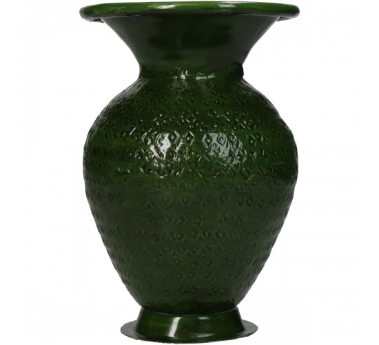 Βάζο ArteLibre Πράσινο Αλουμίνιο 11x11x16cm