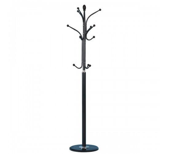 Καλόγερος ArteLibre ORTONA Μαύρο Μέταλλο 37x37x180cm Καλόγερος ArteLibre ORTONA Μαύρο Μέταλλο 37x37x180cm