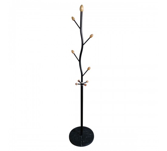 Καλόγερος ArteLibre ATRI Μαύρο Μέταλλο 37x37x173cm Καλόγερος ArteLibre ATRI Μαύρο Μέταλλο 37x37x173cm