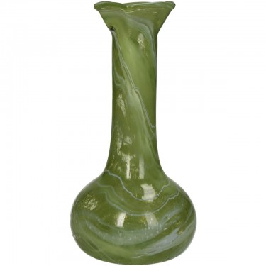 Βάζο ArteLibre Κίτρινο Γυαλί 11x11x20cm