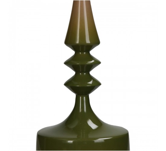 Κηροπήγιο ArteLibre Πράσινο Αλουμίνιο 11x11x38cm