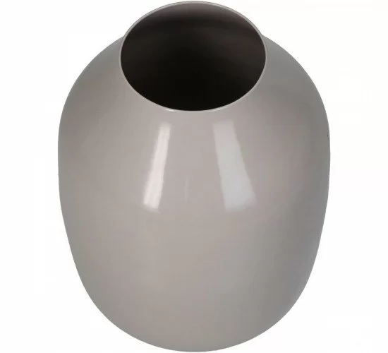 Βάζο Μπεζ Μέταλλο 11x11x14cm Βάζο Μπεζ Μέταλλο 11x11x14cm
