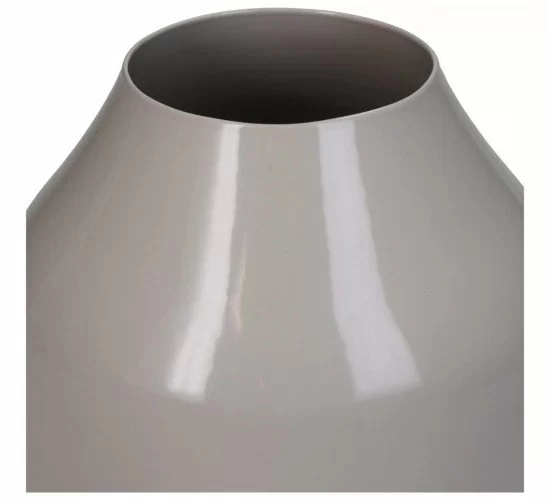 Βάζο Μπεζ Μέταλλο 11x11x14cm Βάζο Μπεζ Μέταλλο 11x11x14cm
