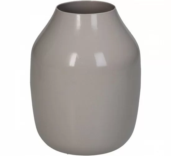 Βάζο Μπεζ Μέταλλο 11x11x14cm Βάζο Μπεζ Μέταλλο 11x11x14cm