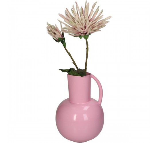 Βάζο ArteLibre Ροζ Μέταλλο 17x17.5x25cm
