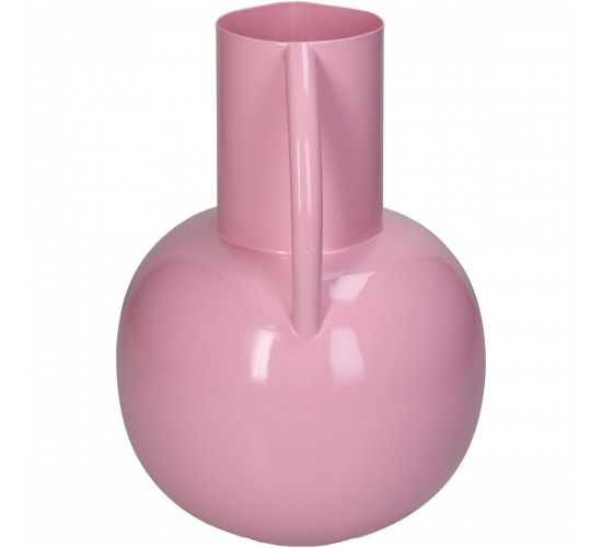 Βάζο ArteLibre Ροζ Μέταλλο 17x17.5x25cm