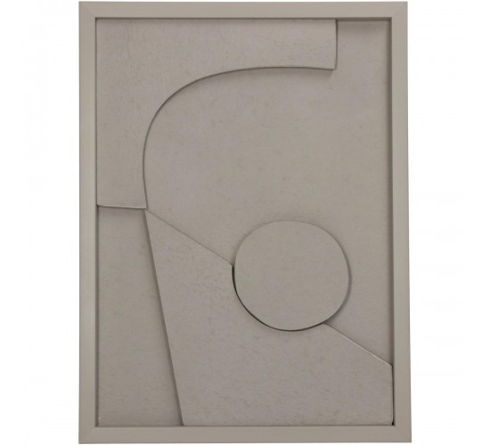 Διακοσμητικό Τοίχου ArteLibre Μπεζ Χαρτί 30x3x40cm