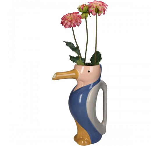 Βάζο ArteLibre Πουλί Πολύχρωμο Κεραμικό 18.4x9.4x25.3cm