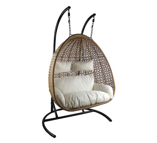 Κούνια Πολυθρόνα ArteLibre ABRONIUS Φυσικό Μέταλλο/Rattan 130x68x195cm Κούνια Πολυθρόνα ArteLibre ABRONIUS Φυσικό Μέταλλο/Rattan 130x68x195cm