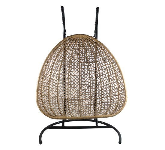 Κούνια Πολυθρόνα ArteLibre ABRONIUS Φυσικό Μέταλλο/Rattan 130x68x195cm Κούνια Πολυθρόνα ArteLibre ABRONIUS Φυσικό Μέταλλο/Rattan 130x68x195cm