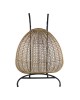 Κούνια Πολυθρόνα ArteLibre ABRONIUS Φυσικό Μέταλλο/Rattan 130x68x195cm Κούνια Πολυθρόνα ArteLibre ABRONIUS Φυσικό Μέταλλο/Rattan 130x68x195cm