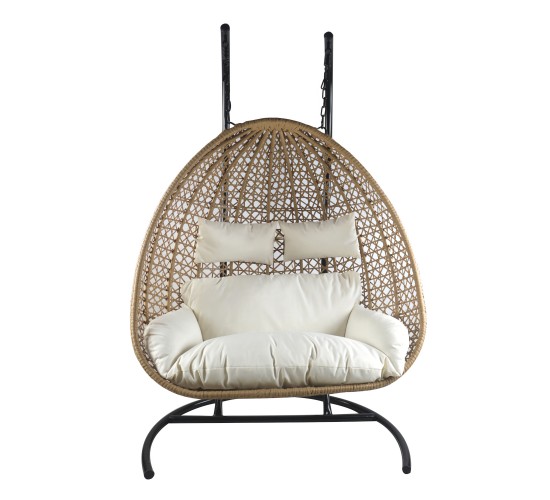 Κούνια Πολυθρόνα ArteLibre ABRONIUS Φυσικό Μέταλλο/Rattan 130x68x195cm Κούνια Πολυθρόνα ArteLibre ABRONIUS Φυσικό Μέταλλο/Rattan 130x68x195cm