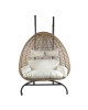 Κούνια Πολυθρόνα ArteLibre ABRONIUS Φυσικό Μέταλλο/Rattan 130x68x195cm Κούνια Πολυθρόνα ArteLibre ABRONIUS Φυσικό Μέταλλο/Rattan 130x68x195cm