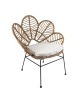 Καρέκλα Κήπου ArteLibre ALFIUS Φυσικό/Μαύρο Μέταλλο/Rattan 72x62x86cm Καρέκλα Κήπου ArteLibre ALFIUS Φυσικό/Μαύρο Μέταλλο/Rattan 72x62x86cm