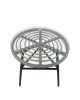 Τραπέζι Κήπου ARELLIUS Γκρι/Μαύρο Μέταλλο/Rattan/Γυαλί 45x45x46cm Τραπέζι Κήπου ARELLIUS Γκρι/Μαύρο Μέταλλο/Rattan/Γυαλί 45x45x46cm